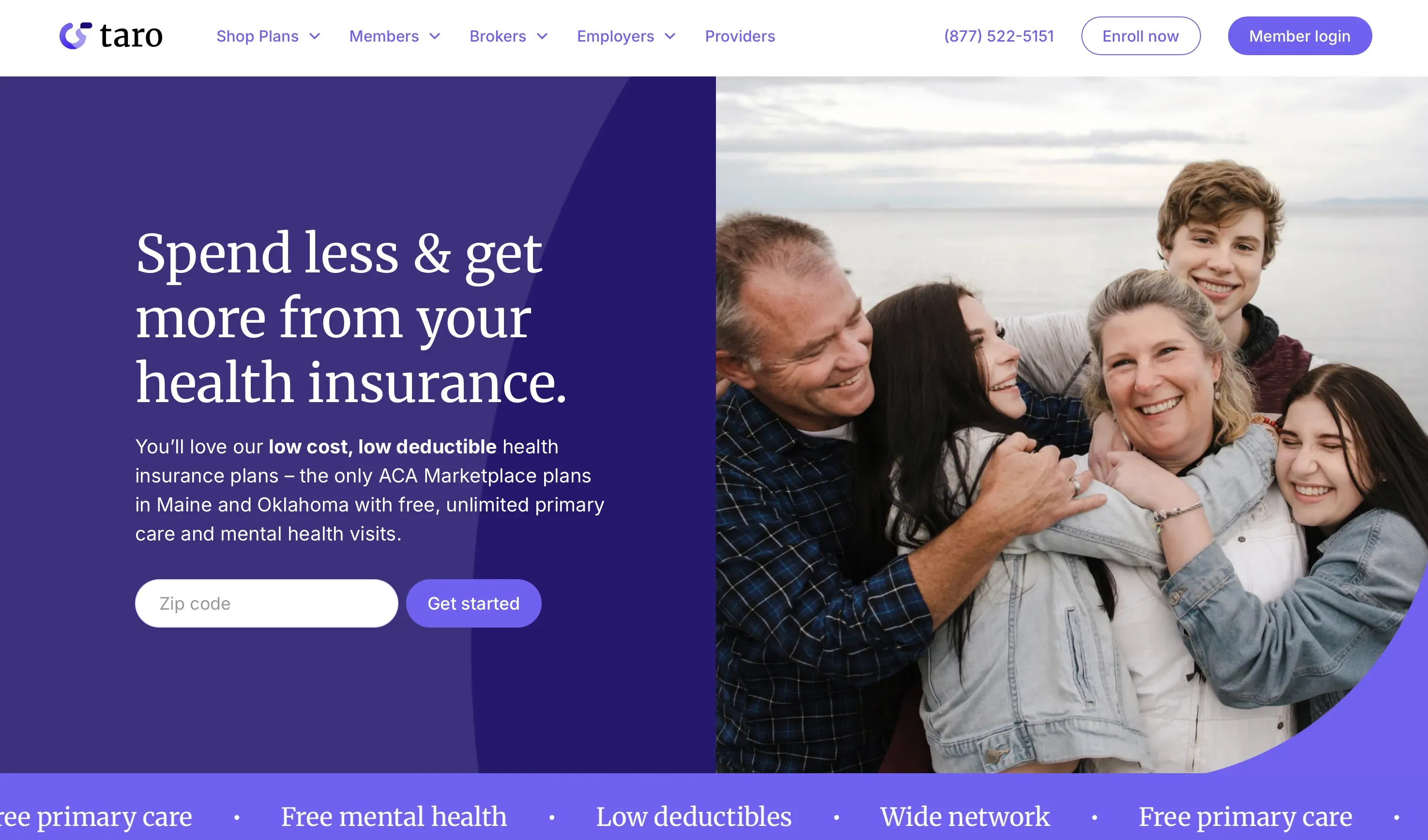 www.tarohealth.com — screenshot